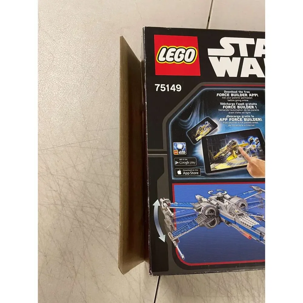 LEGO Star Wars X-Wing Fighter 75149 Resistance Starship Building Kit Open Box